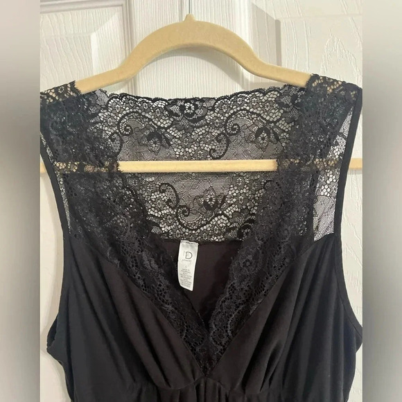 New Directions sexy Lace front Babydoll Nightgown Slip Dress - Picture 4 of 5